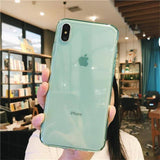 Colorful Transparent Phone Case For iPhone 11 Pro Max X XS XS Max 6 6S 7 8 Pluscases - Kalsord