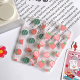 Clear Sweet Summer Fruit Watermelon Strawberry Phone Case For iPhone
