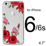 Red Rose Flower | Floral Case For iPhone X 8 7 6 6s 5 5s SEcases - Kalsord