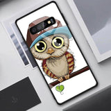 Gradient Heart Space Flowers Animal Planet Stars Tempered Glass Case/Cover For Samsung Galaxy Phonecases - Kalsord