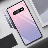 Gradient Heart Space Flowers Animal Planet Stars Tempered Glass Case/Cover For Samsung Galaxy Phone