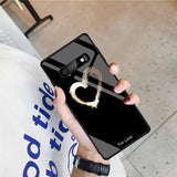 Gradient Heart Space Flowers Animal Planet Stars Tempered Glass Case/Cover For Samsung Galaxy Phonecases - Kalsord