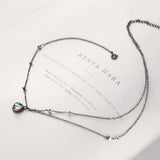 Milky Way  s925 Silver Crystal NecklaceNecklace - Kalsord