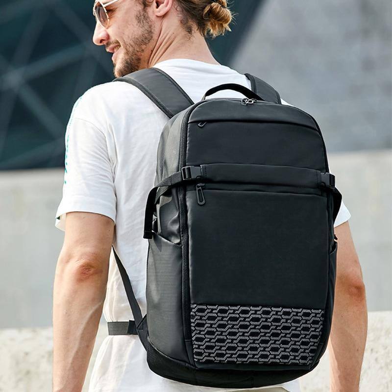 Large Capacity Expansive Travel Backpack Fit 17 inch Laptop Multi-layer Space - Kalsord