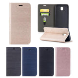 Wood Grain Wallet Flip Case For Samsung S9 S8 Plus Note 8 9 S7 Edge A6 A8 A7 J4 J6 2018 A3 A5 J3 J5 J7 Pro