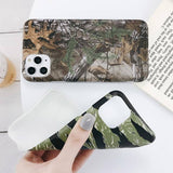 Soft Army Green Camouflage Phone Case For iPhone 11 Pro Max X XR Xs Max Back Cover For iPhone 6 6s 7 8 Pluscases - Kalsord