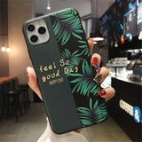 Banana Leaf Cute Rabbit Print Phone Case For iPhone 7 8 6 6s Plus 11 Pro Max iPhone X XR Xs Maxcases - Kalsord