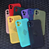 Breathable Heat Dissipation Phone Case For iPhone 11 Pro Max X XS XR Xs Max 7 8 Plus