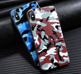 Army Camouflage Phone Case For iPhone XS Max 7 Plus XR X 8 7 6 6S Plus