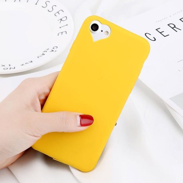 Candy Color Love | Heart Phone Case For iPhone 6 7 8 Plus X 8 7 6 6S 5 5s 5ECases - Kalsord