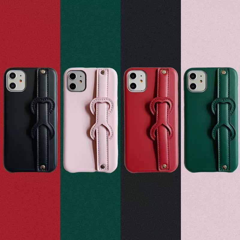 Colorful Finger/Hand Strap Phone Holder Case/Cover For iPhone 11 Pro Max X XR Xs Max 7 8 Pluscases - Kalsord