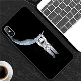 Cartoon Astronaut Phone Case For iPhone 7 6 6s 8 Plus XS Max X XR 5 5S SEcases - Kalsord