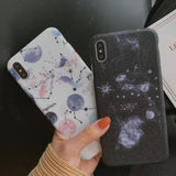 Cartoon Planet | Stars Phone Case For iPhone 6 7 6S 8 Plus  X XR XS MaxCases - Kalsord