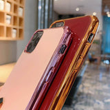 Electroplate Candy Color Phone Case For iPhone 11 Pro Max X XR Xs Max iPhone 6 6s 7 8 Pluscases - Kalsord