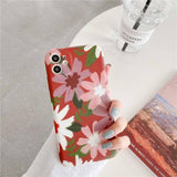 Painting Flower Phone Case/Back cover For iPhone