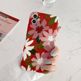 Painting Flower Phone Case/Back cover For iPhone