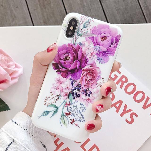 Soft Rose Flower | Floral Phone Case For iPhonecases - Kalsord