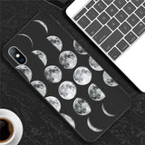 Funny Galaxy | Moon | Stars Phone Case For iPhone X XR XS Max 7 8 6 6s Plus 5 5s SECases - Kalsord