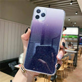 Soft Glitter Bling Gradient Galaxy Phone Case For iPhone 11 Pro Max X XS XR Xs Max iPhone 6 6s 7 8 Pluscases - Kalsord