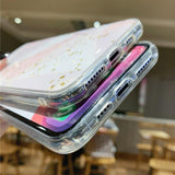 Geometric Marble Glitter Confetti/Foil Phone Case/Cover For iPhone 11 Pro Max X XS XR Xs Max 6 6s 7 8 Pluscases - Kalsord