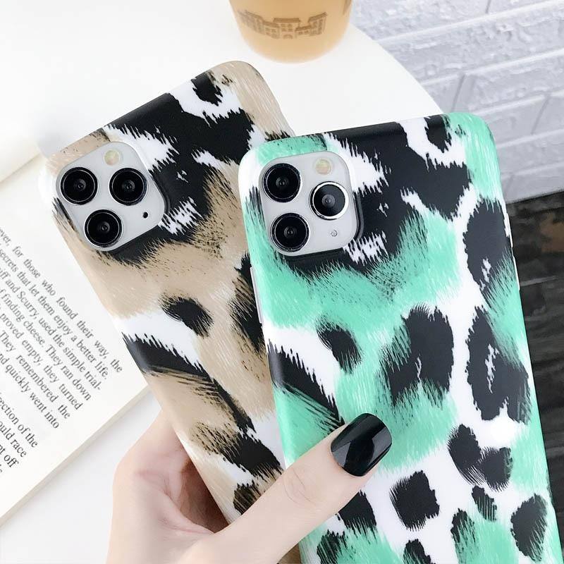 Leopard Pattern Phone Case For iPhone 11 Pro Max X XS XR Xs Max 6 6s 7 8 Pluscases - Kalsord