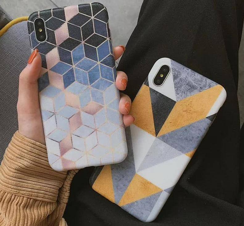 Marble | Geometric Textured Phone Case For iPhone XR XS Max Case For iPhone X 7 8 6 6s PlusCases - Kalsord