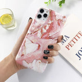 Soft Marble Stone Pattern Phone Case/Cover For iPhone 7 8 Plus 11 Pro Max X XR Xs Max 6 6s Pluscases - Kalsord