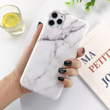 Soft Marble Stone Pattern Phone Case/Cover For iPhone 7 8 Plus 11 Pro Max X XR Xs Max 6 6s Pluscases - Kalsord