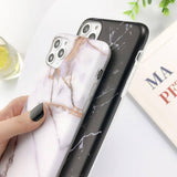 Soft Marble Stone Pattern Phone Case/Cover For iPhone 7 8 Plus 11 Pro Max X XR Xs Max 6 6s Pluscases - Kalsord