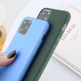 Matte Soft Silicone Phone Case For iPhone 11 Pro Max X XR Xs Max 6 6s 7 8 Plus