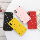 Candy Colored Hearts | Love | Flower Phone Case For iPhone 11 Pro Max X XS XR Xs Max 6 6s 7 8 Plus- Red, Pink, Yellowcases - Kalsord