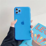Neon/Fluorescent Candy Colored Phone Case For iPhone SE 2020 11 Pro Max 7 8 Plus X XR Xs Max