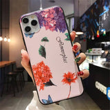 Retro Flower Leaves Phone Case For iPhone 11 Pro Max X XS XR Xs Max iPhone 6 6s 7 8 Pluscases - Kalsord