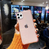 Soft TPU Shockproof Corner Bumper Clear/Transparent Phone Case For iPhone 11 Pro Max XR Xs Max 6 6s 7 8 Plus