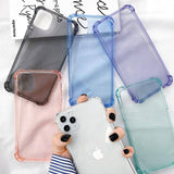 Soft TPU Shockproof Corner Bumper Clear/Transparent Phone Case For iPhone 11 Pro Max XR Xs Max 6 6s 7 8 Plus