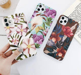3D Colorful Retro Flower | Leaf | Nature Silicone Phone Case For iPhone 11 Pro Max X XR Xs Max 6 6s 7 8 Pluscases - Kalsord