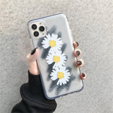 Transparent Soft Daisy Graffiti Phone Case/Cover For iPhone 11 Pro Max X XR Xs Max 7 8 Pluscases - Kalsord