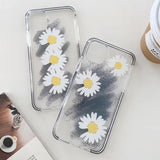 Transparent Soft Daisy Graffiti Phone Case/Cover For iPhone 11 Pro Max X XR Xs Max 7 8 Pluscases - Kalsord