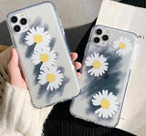 Transparent Soft Daisy Graffiti Phone Case/Cover For iPhone 11 Pro Max X XR Xs Max 7 8 Plus