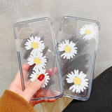 Transparent Soft Daisy Graffiti Phone Case/Cover For iPhone 11 Pro Max X XR Xs Max 7 8 Pluscases - Kalsord