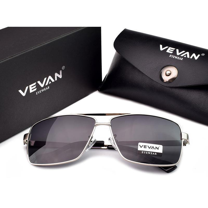 Men's Polarized UV400 Rectangular Sunglassessunglasses - Kalsord
