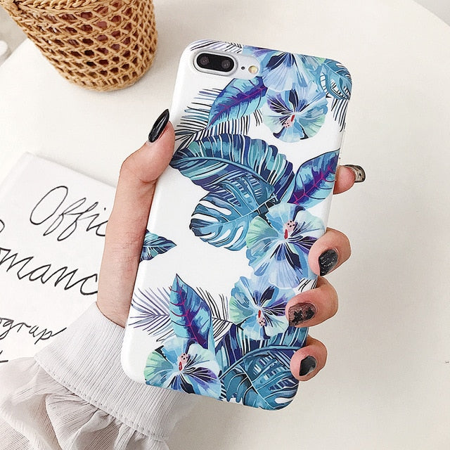 Exquisite Vintage Flower Phone Case For iPhone