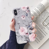 Exquisite Vintage Flower Phone Case For iPhone