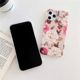 Exquisite Vintage Flower Phone Case For iPhone