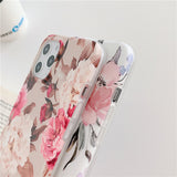 Exquisite Vintage Flower Phone Case For iPhone