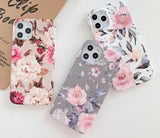 Exquisite Vintage Flower Phone Case For iPhone