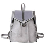 Women's Vintage Matte Leather Backpackbags - Kalsord