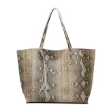 Women's Serpentine Design Tote | Shoulder Bagbags - Kalsord
