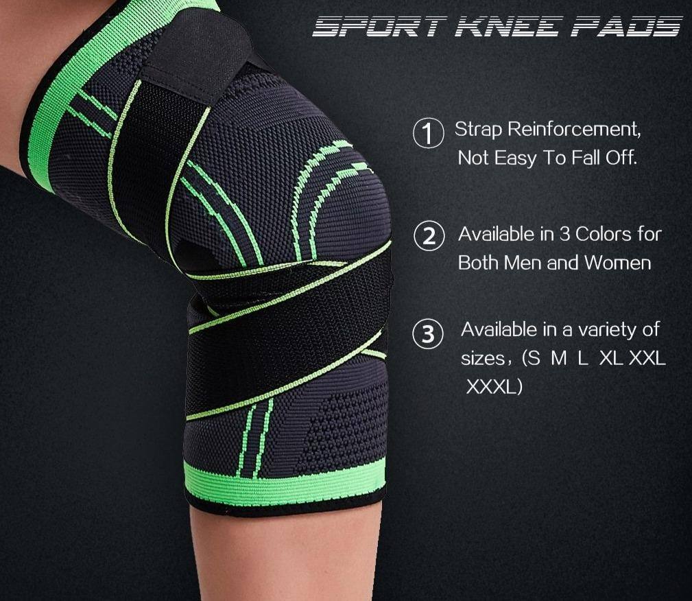 Sports Elastic Knee pads Pressurized Support | Fitness Gear For Basketball Volleyball Running Cycling Running