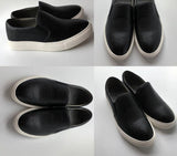 Men's Genuine Leather Slip-On British Loafer - Kalsord